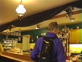 The well-stocked restaurant at Spean Bridge Woollen Mill